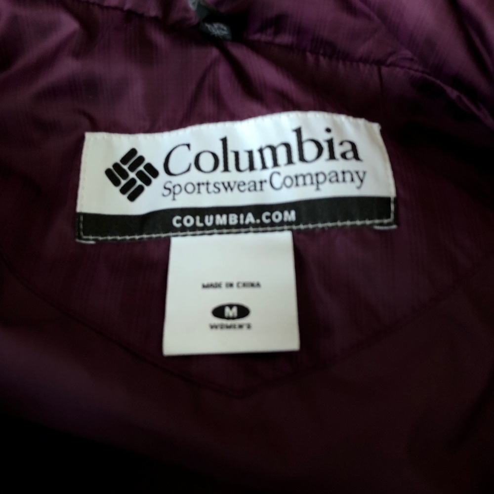 Columbia Women’s down insulated  sz Medium - Picture 5 of 5